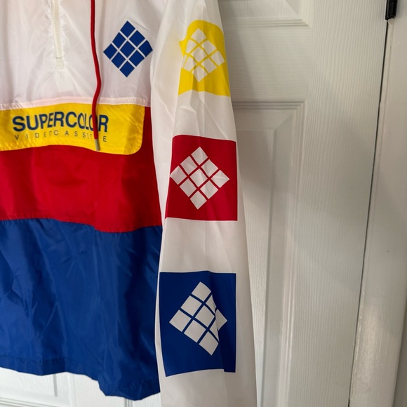 Polaroid super color zip pullovers wind breaker - Picture 6 of 9